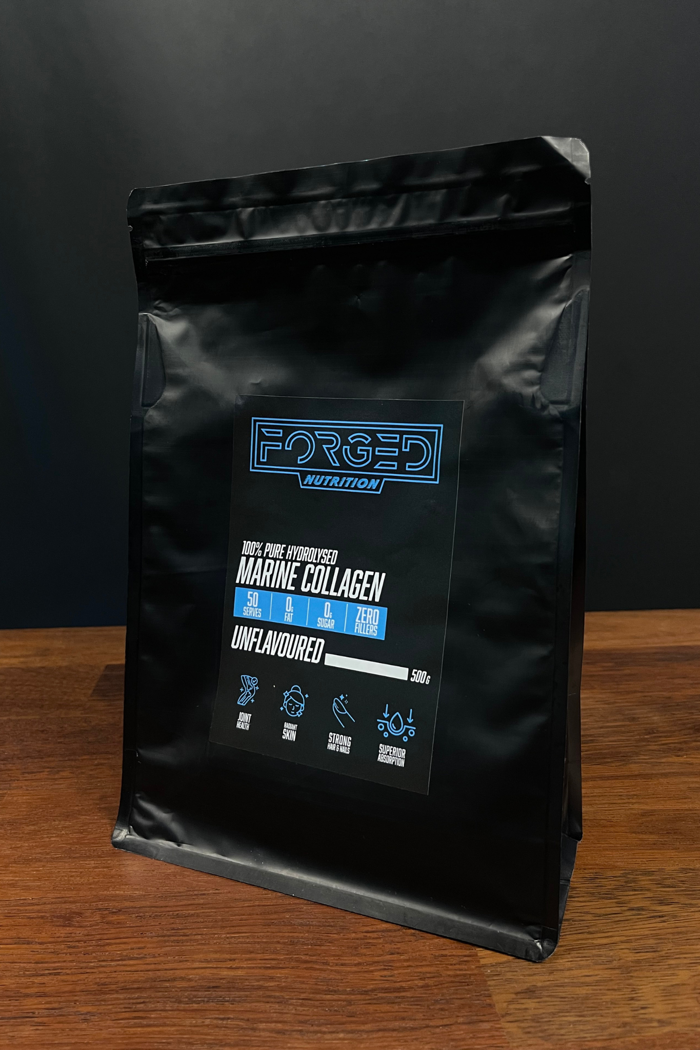 100% Pure Hydrolysed Marine Collagen (Unflavoured) 500g